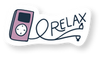 RELAX STICKER Premium Vinyl Sticker