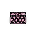SINCE 2002 STICKER Premium Vinyl Sticker