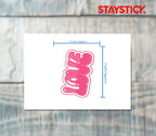 LOVE STICKER Premium Vinyl Sticker
