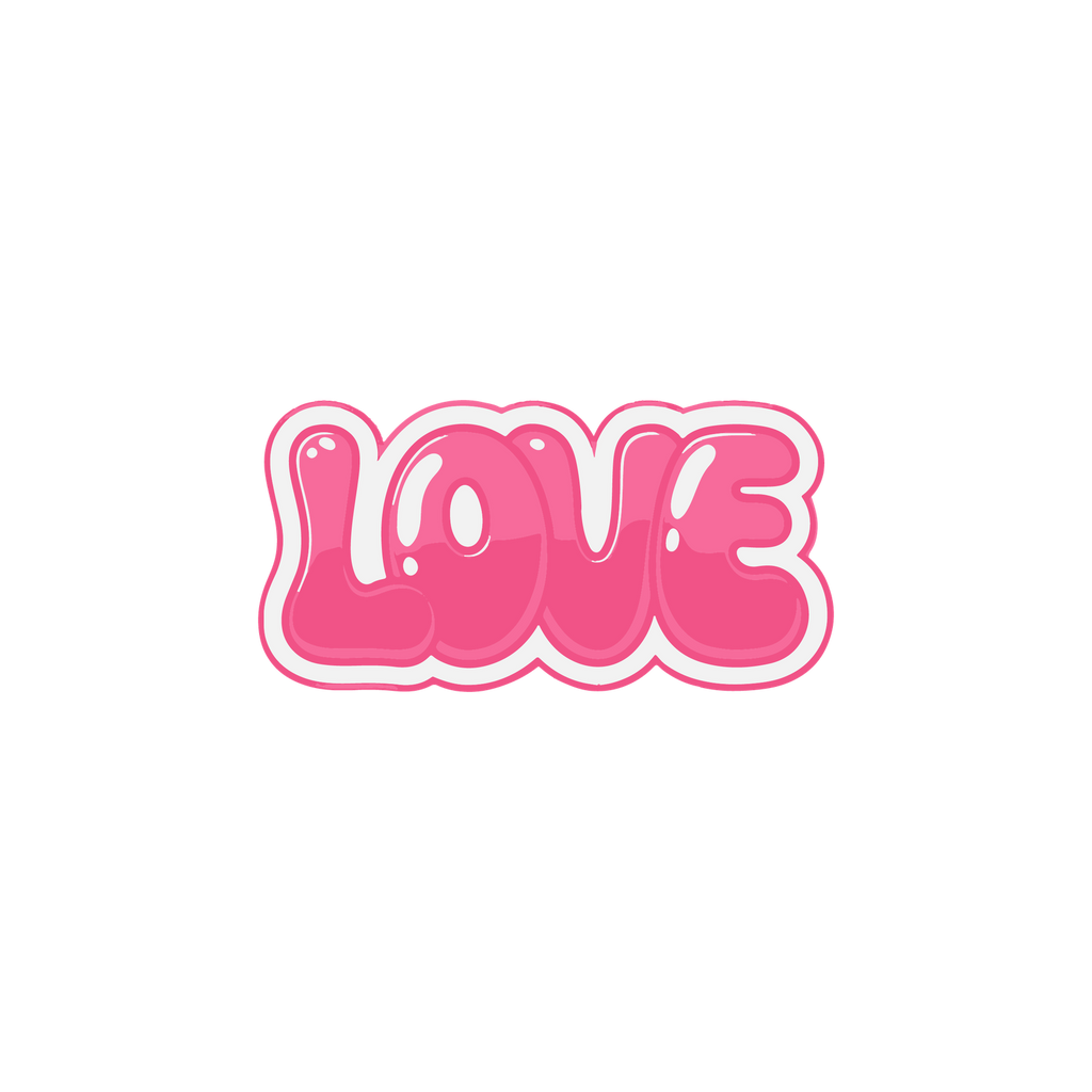 LOVE STICKER Premium Vinyl Sticker