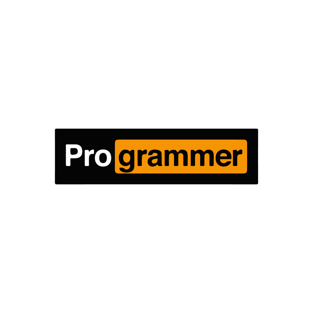PROGRAMMER STICKER Premium Vinyl Sticker