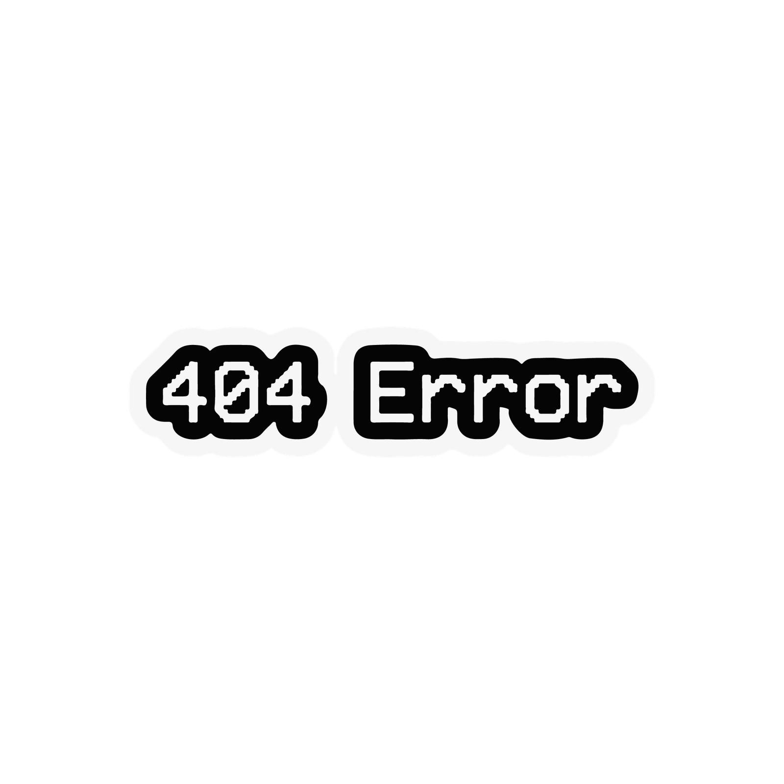 ERROR STICKER Premium Vinyl Sticker