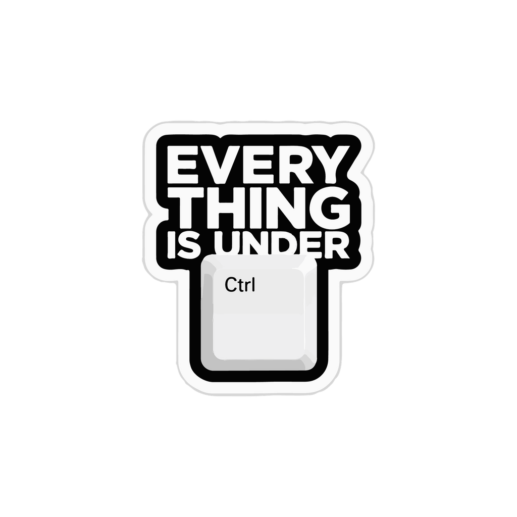 CTRL LIFE STICKER Premium Vinyl Sticker