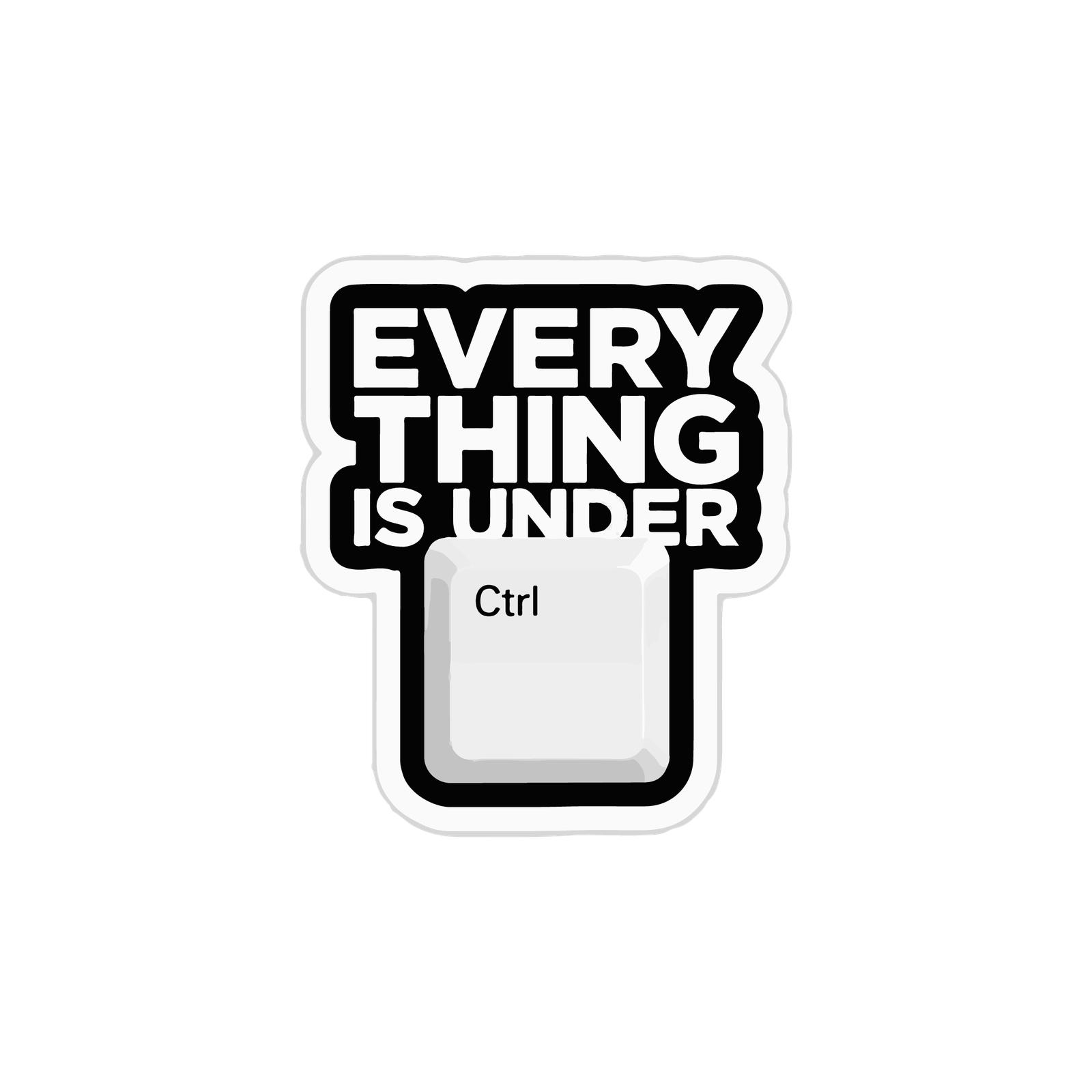 CTRL LIFE STICKER Premium Vinyl Sticker