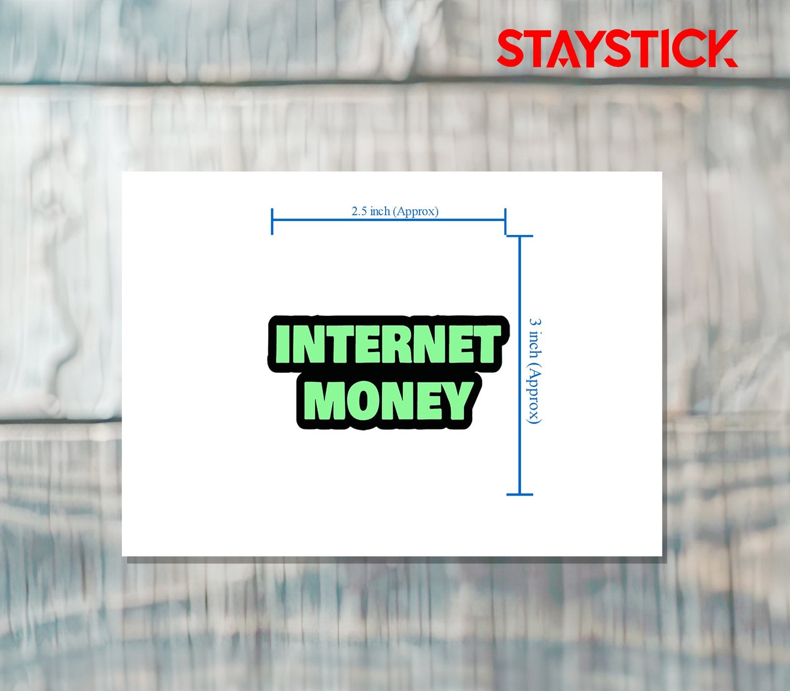MONEY STICKER Premium Vinyl Sticker