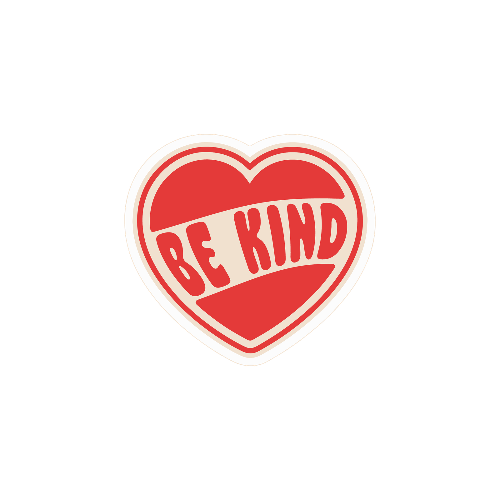 BE KIND STICKER Premium Vinyl Sticker