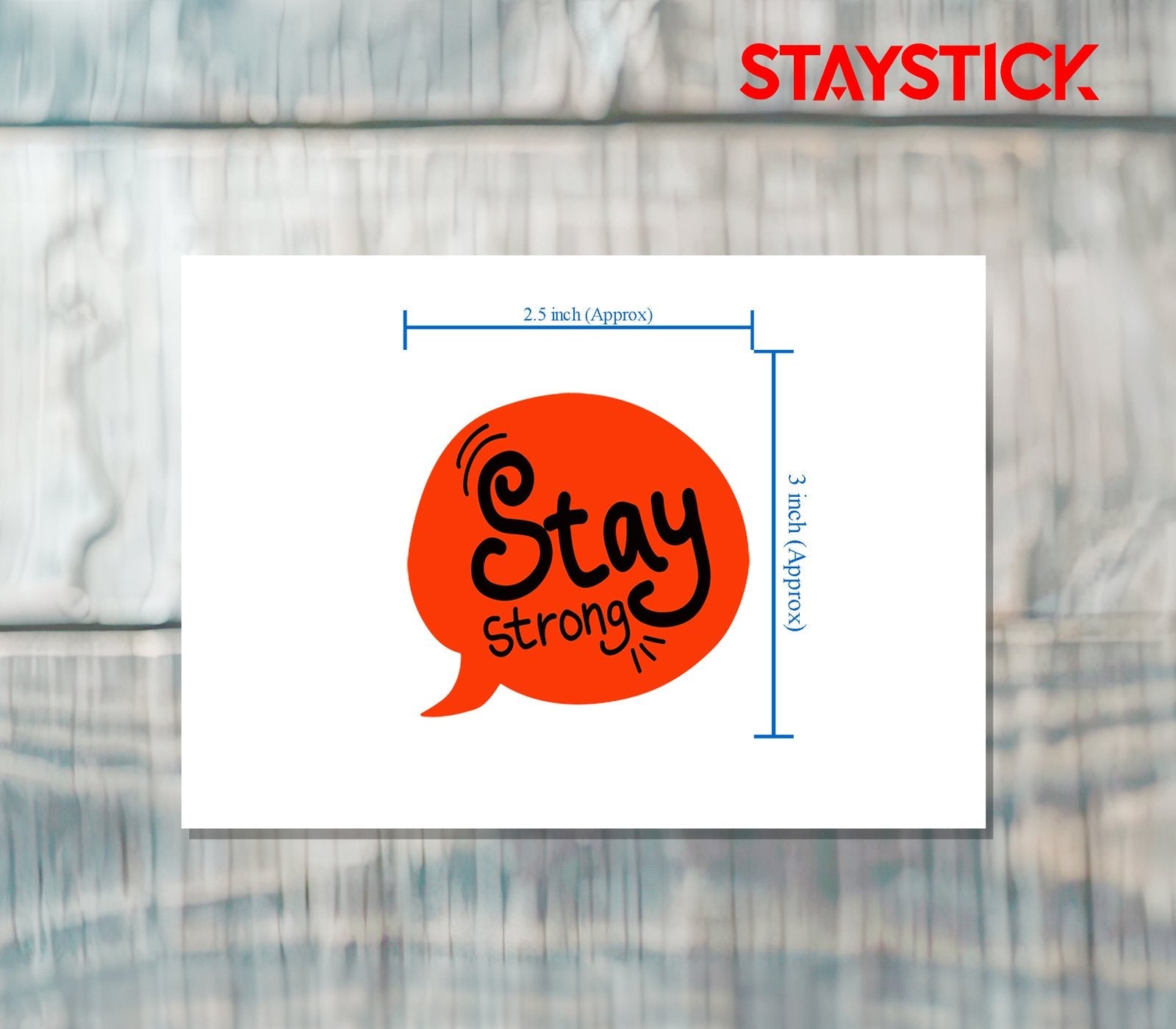 MOTIVATIONAL STICKER Premium Vinyl Sticker