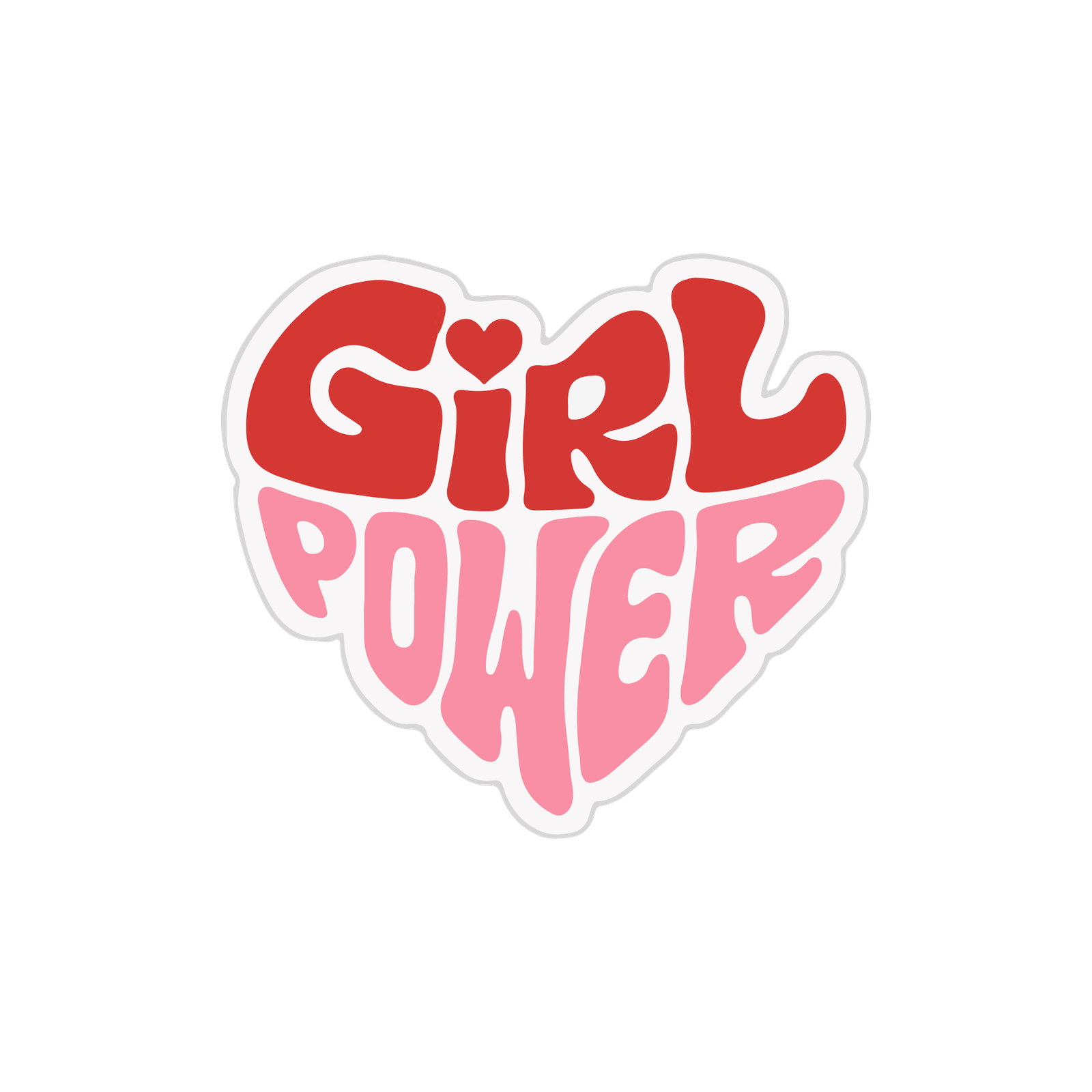 GIRL POWER STICKER Premium Vinyl Sticker