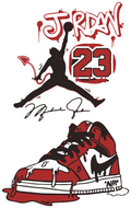 JORDAN STICKER Premium Vinyl Sticker