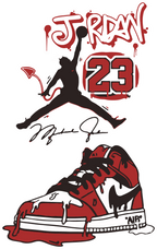 JORDAN STICKER Premium Vinyl Sticker