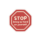 STOP STICKER Premium Vinyl Sticker