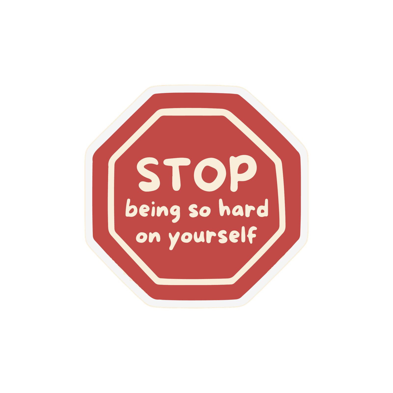 STOP STICKER Premium Vinyl Sticker