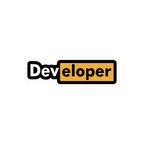 DEVLOPER STICKER Premium Vinyl Sticker