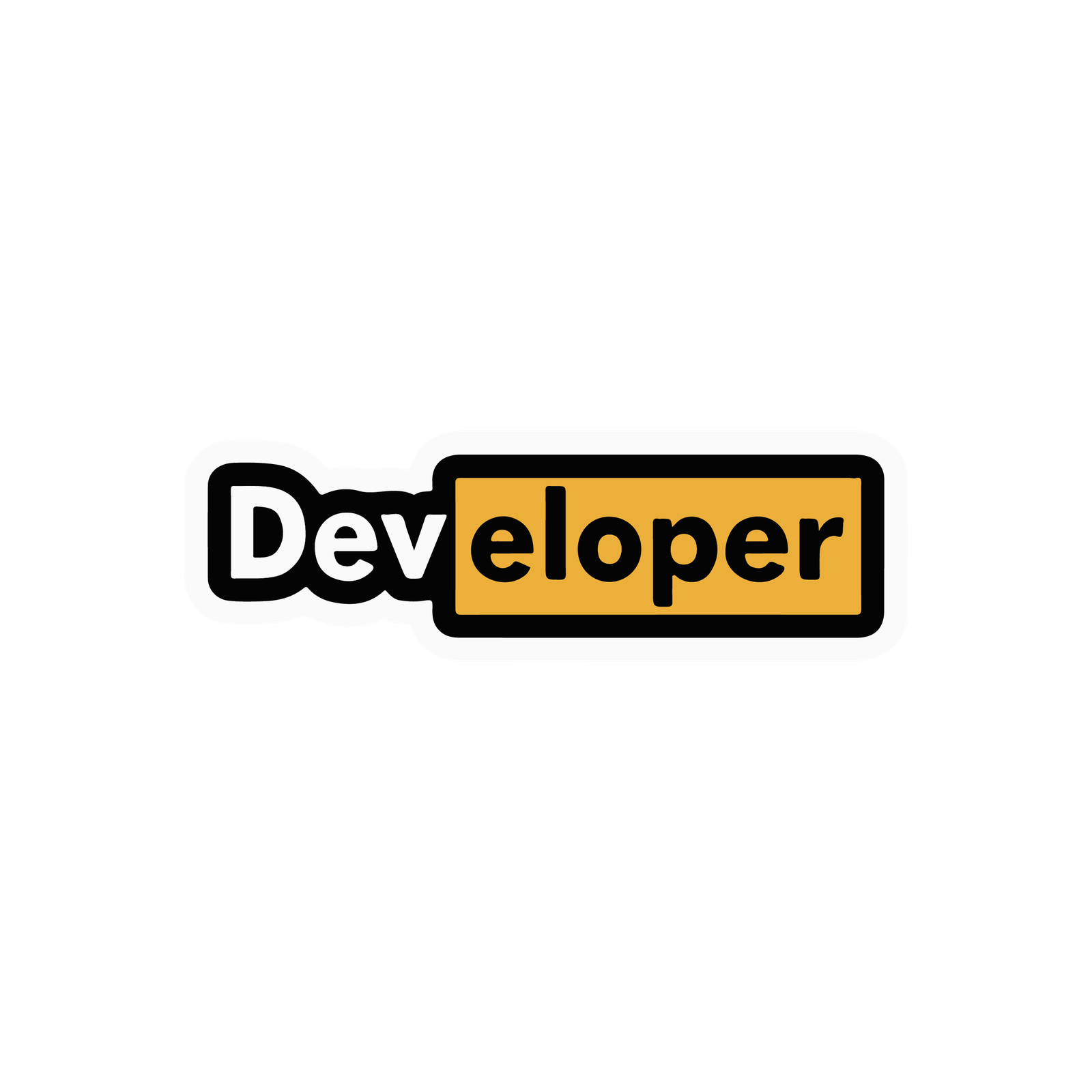 DEVLOPER STICKER Premium Vinyl Sticker