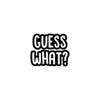 GUESS STICKER Premium Vinyl Sticker