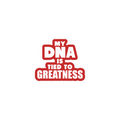 BORN TO RISE STICKER Metalized Sticker