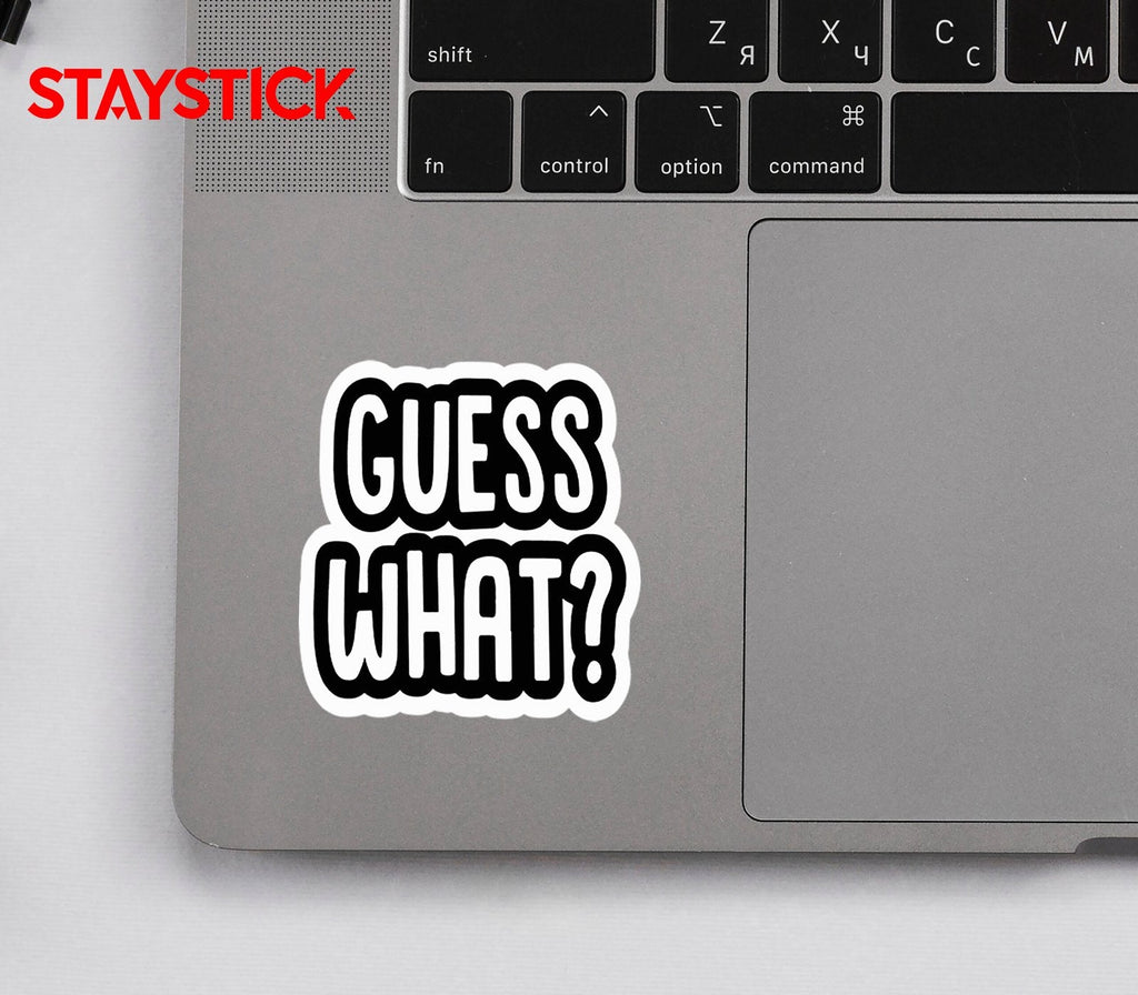 GUESS STICKER Metalized Sticker