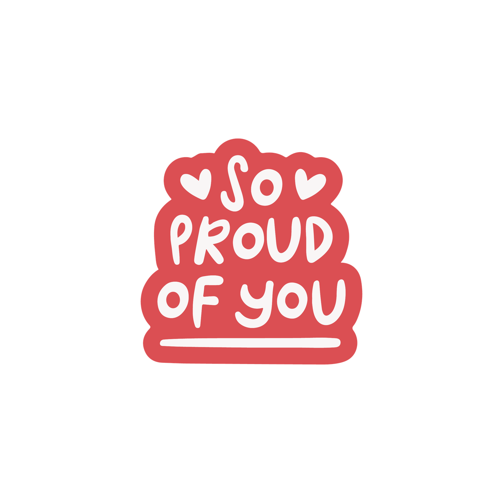 MOTIVATIONAL STICKER Metalized Sticker