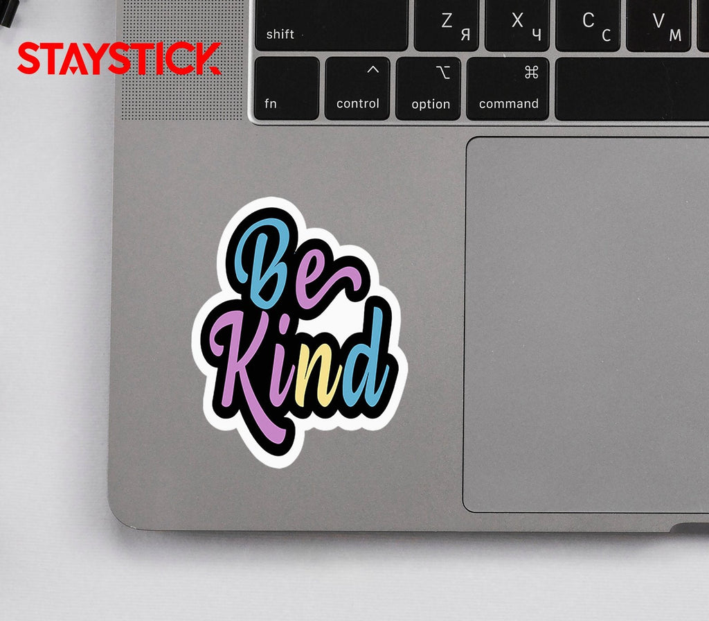 BE KIND STICKER Metalized Sticker