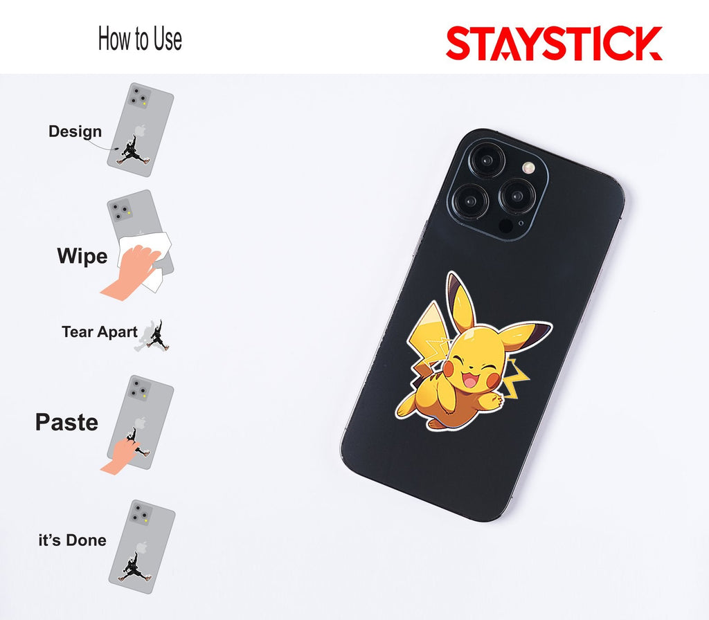 PIKACHU STICKER 3D Premium Sticker