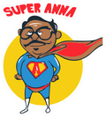 SUPER ANNA FUNNY CARTOON STICKER 3D Premium Sticker