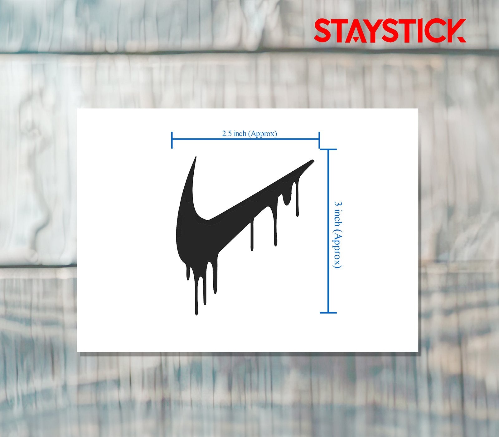 NIKE LOGO STICKER 3D Premium Sticker