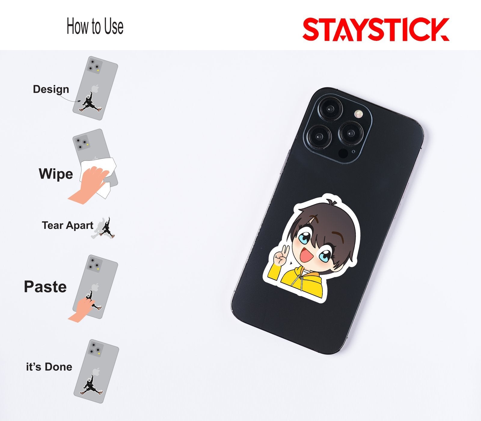 CARTOON STICKER 3D Premium Sticker