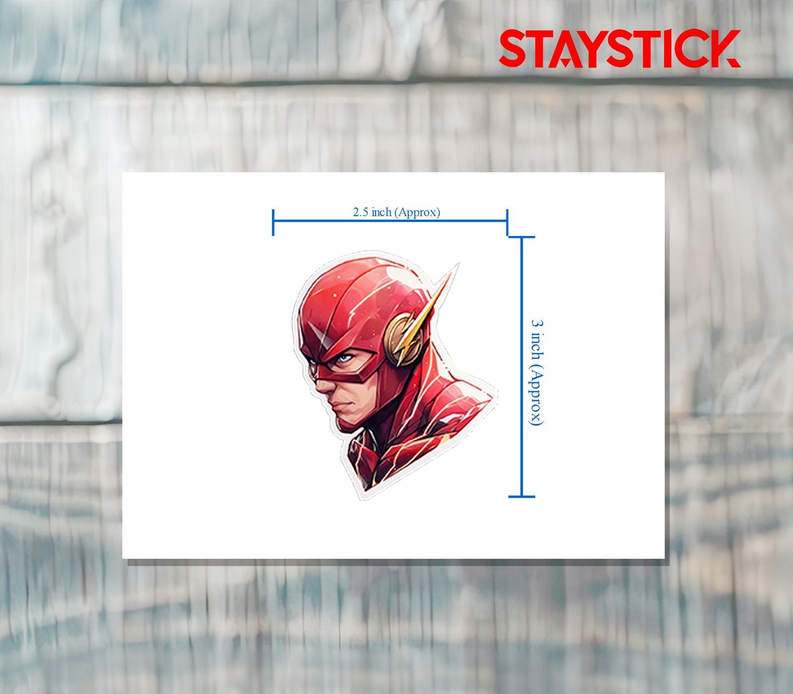 CAPTAIN FACE STICKER 3D Premium Sticker