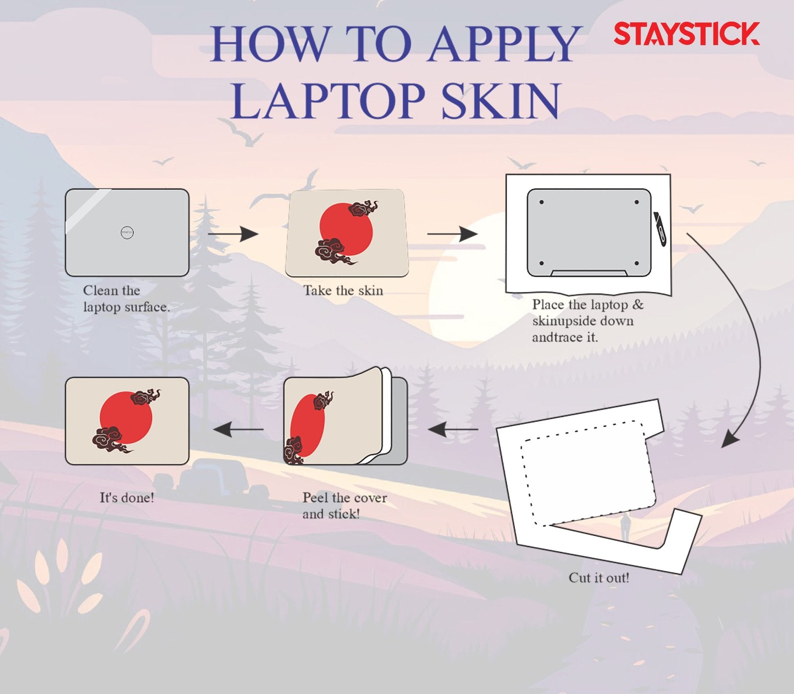 SUNRISE Laptop Skin