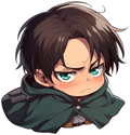 Angry Boy Face Sticker Premium Vinyl Sticker