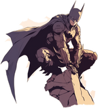 batman cartoon sticker Premium Vinyl Sticker