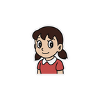 Cute Anime Girl Sticker Premium Vinyl Sticker