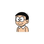 Nobita Nobi Sticker Premium Vinyl Sticker