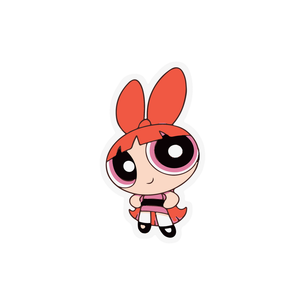 Blossom Powerpuff Girls Sticker Premium Vinyl Sticker