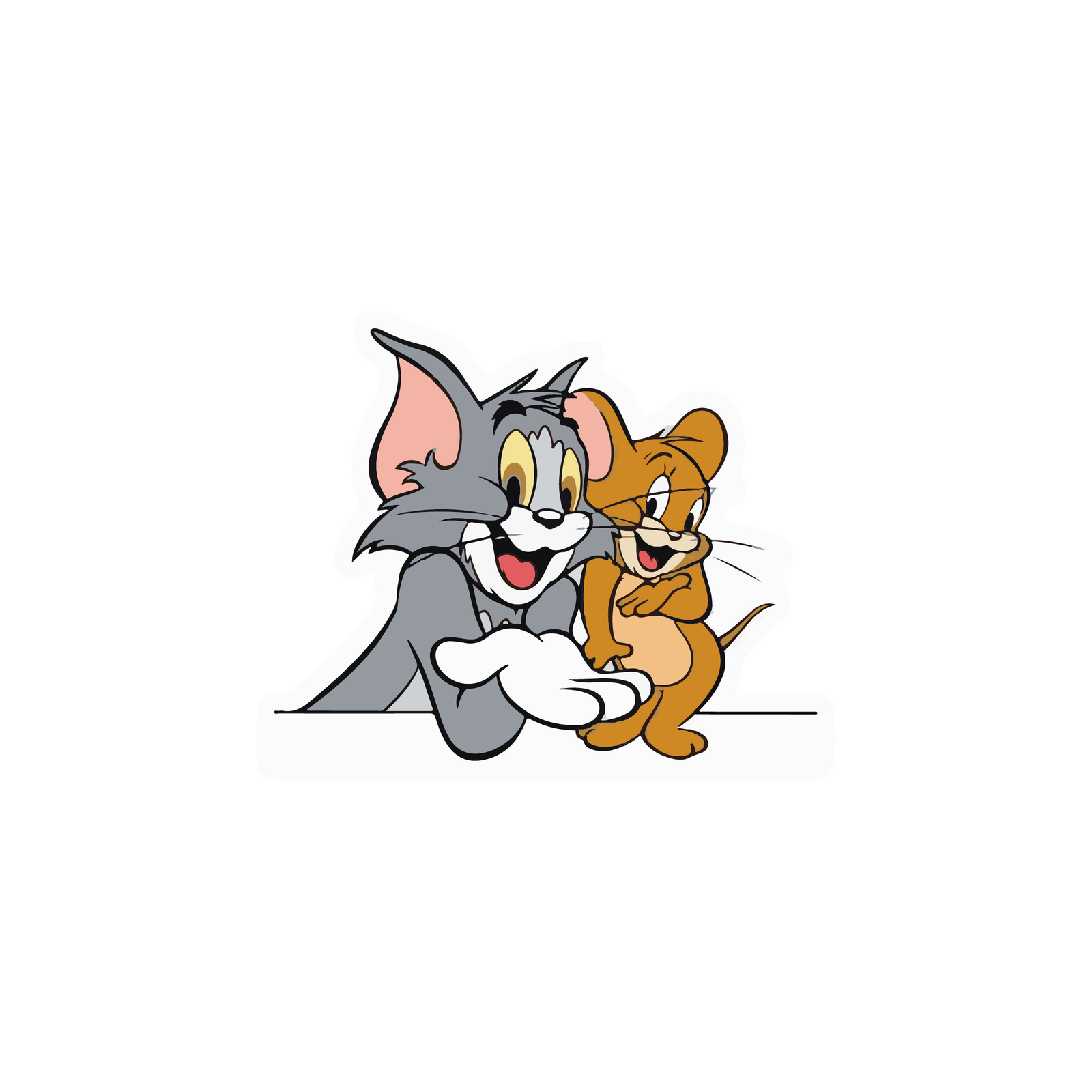 Tom and Jerry Cartoon Sticker Premium Vinyl Sticker