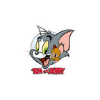 Tom and Jerry Classic Logo Sticker Premium Vinyl Sticker