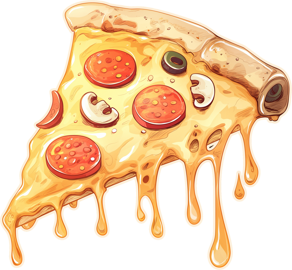 Pizza Slice Sticker Premium Vinyl Sticker