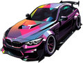 BMW CAR STICKER Premium Vinyl Sticker