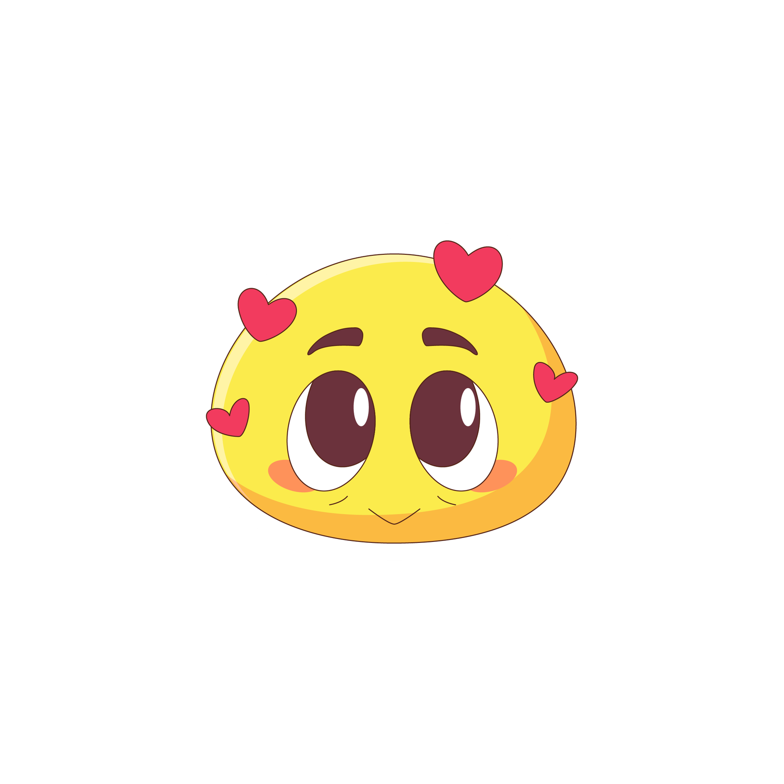 EMOJI 16 STICKER Matte Vinyl Sticker