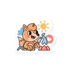 Cartoon Sticker Premium Vinyl Sticker
