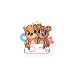Twin Emoji Sticker Premium Vinyl Sticker