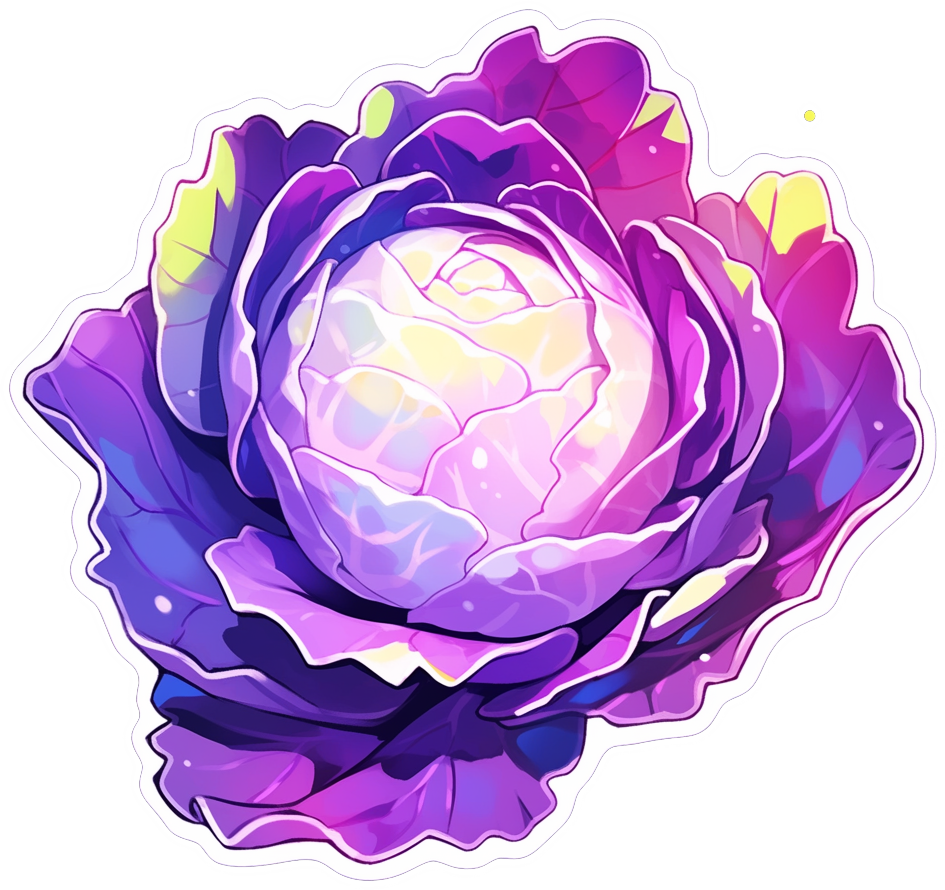 PURPLE ROSE STICKER Premium Vinyl Sticker