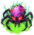 SPIDER SKULL STICKER Premium Vinyl Sticker