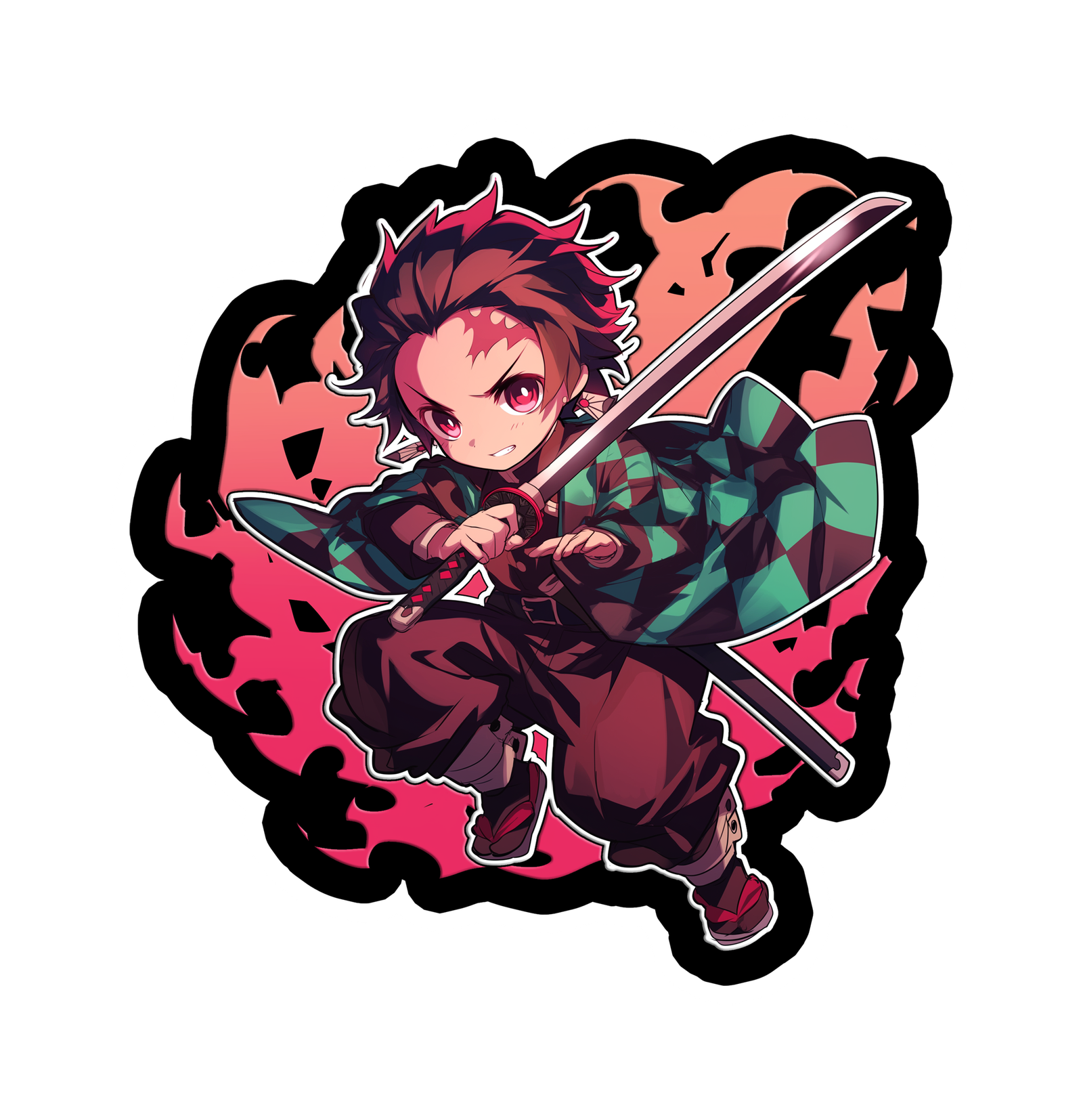 SWORDSMAN STICKER Premium Vinyl Sticker